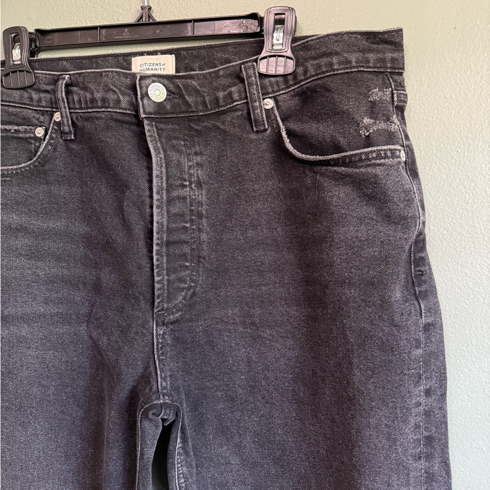 Citizens 'Florence' Straight Wide Leg Jeans, Cropped Short Length - Picture 7 of 11